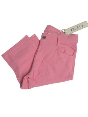 Yelete Pink Bermuda Shorts Soft Stretchy Fabric